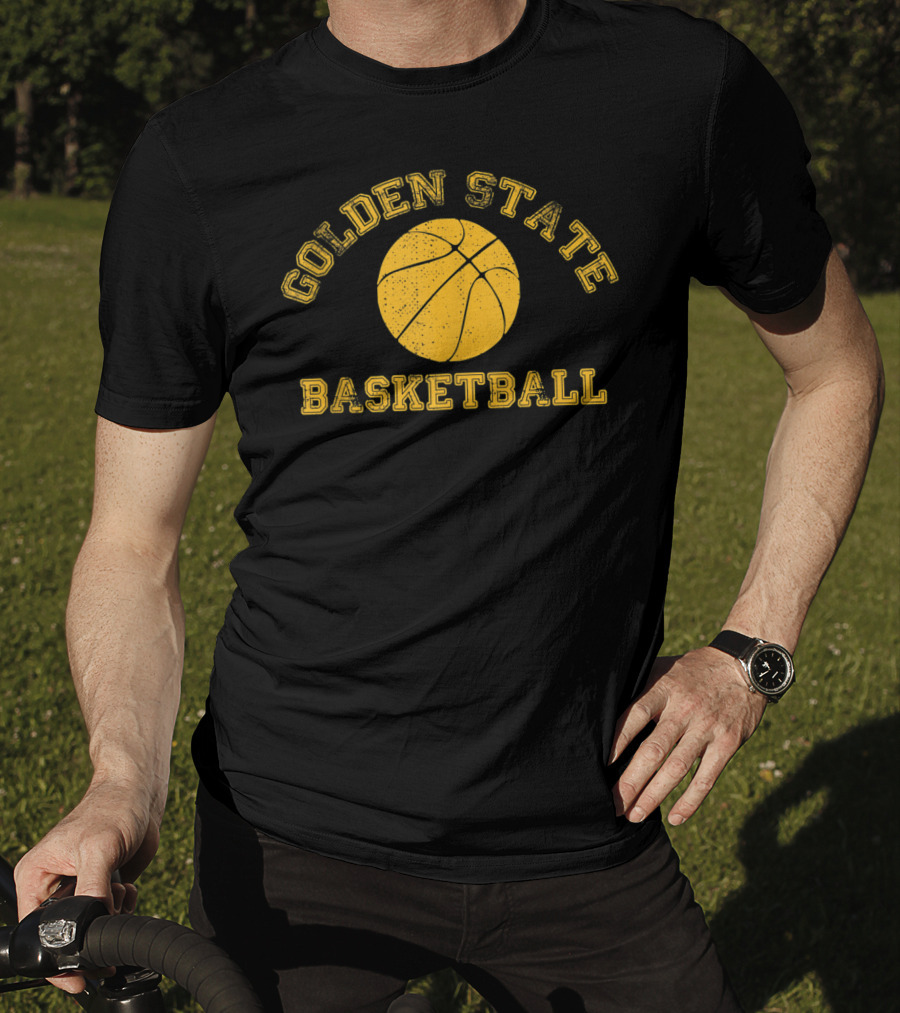 Golden State Basketball Distressed Pro Team Hoops T-Shirt