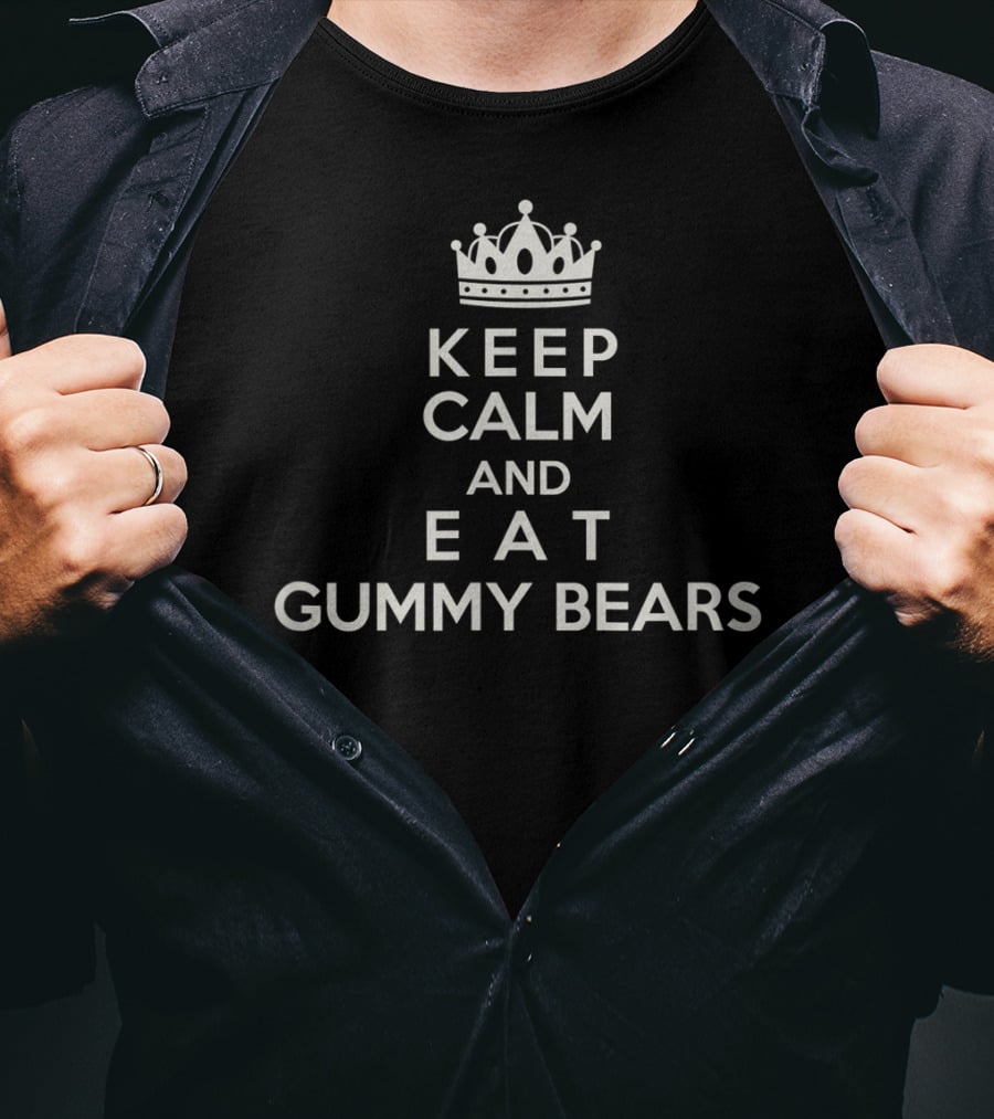 Keep Calm And Eat Gummy Bears My Spirit Animal Gummy Bear T-Shirt