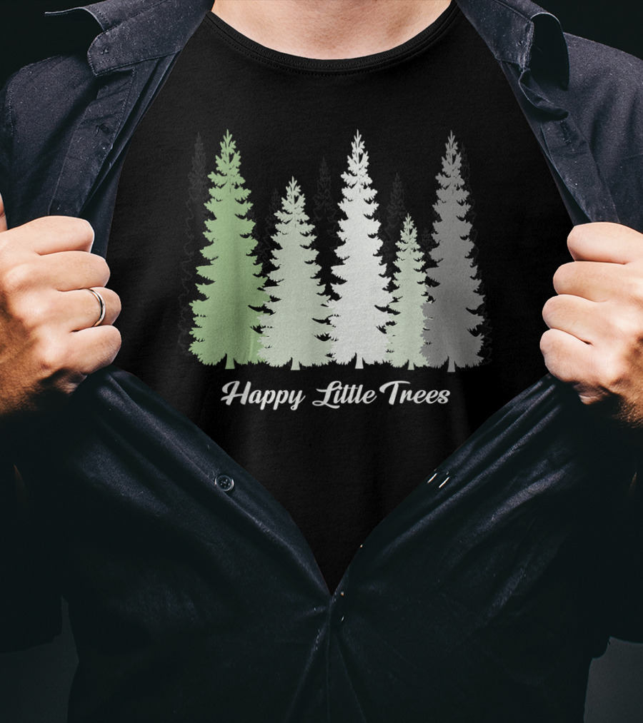 Happy Little Trees Bob Style Forest T-Shirt