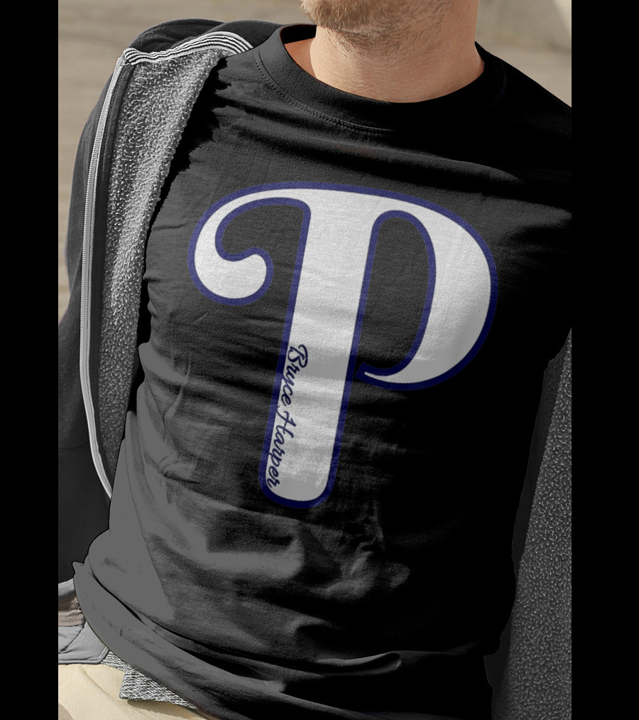 Bryce Harper Philadelphia Baseball Logo P T-Shirt