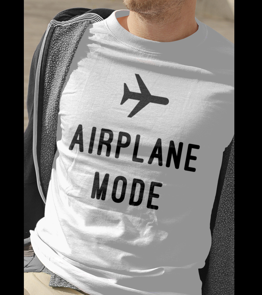 Airplane Mode Iconic Plane Symbol T-Shirt
