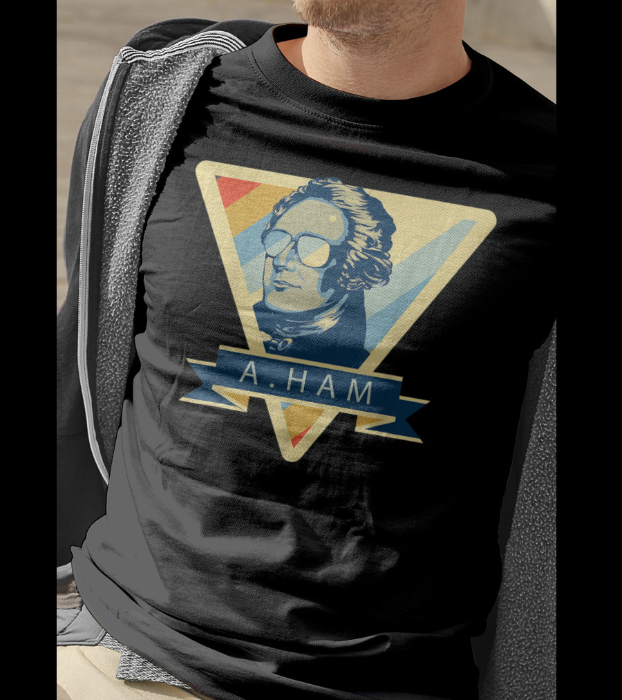 Alexander Hamilton A Ham Triangle Sunglasses Motif T-Shirt