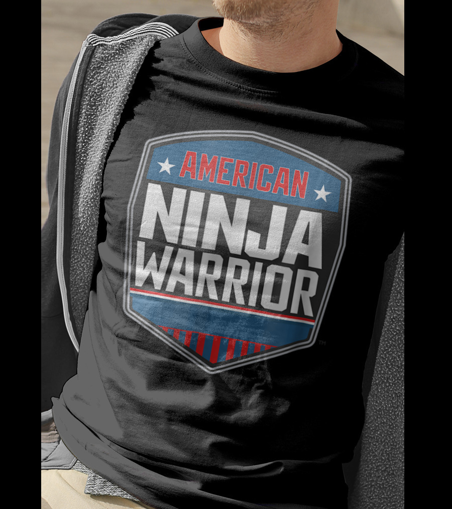 American Ninja Warrior Shield Icon T-Shirt