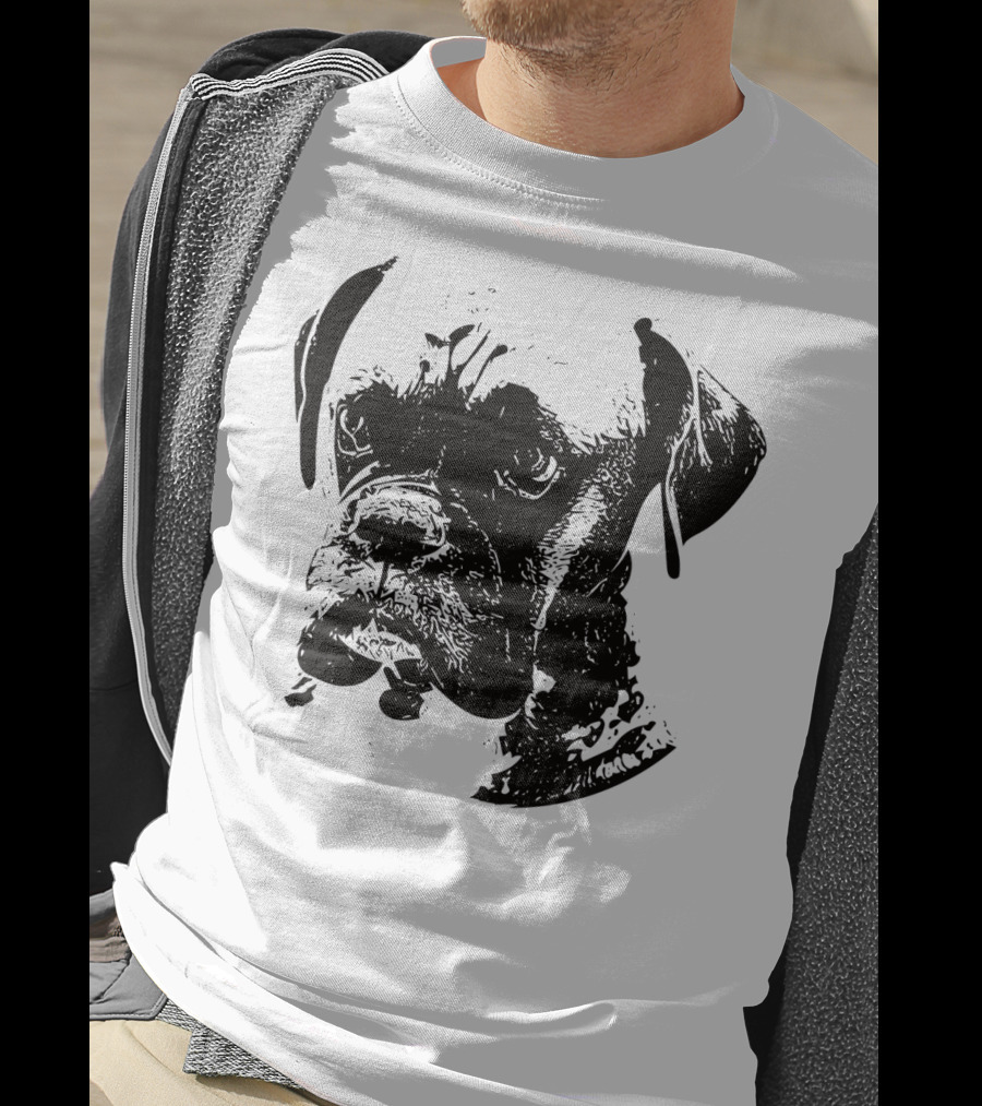 Boxer Dog Face Boxer Mom Or Dad T-Shirt