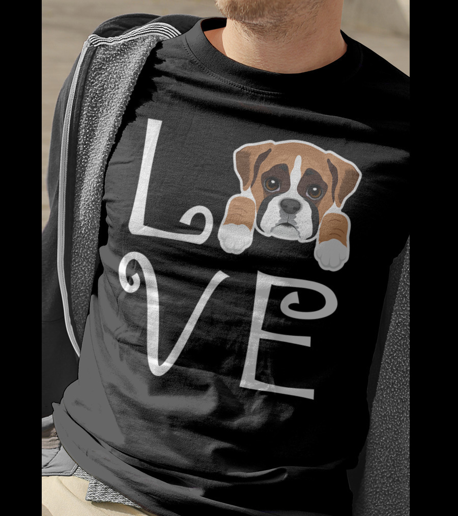 Boxer Love Dog Owner Puppy T-Shirt