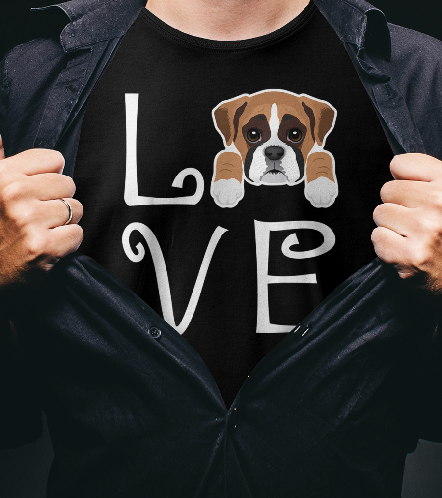 Boxer Love Dog Owner Puppy T-Shirt