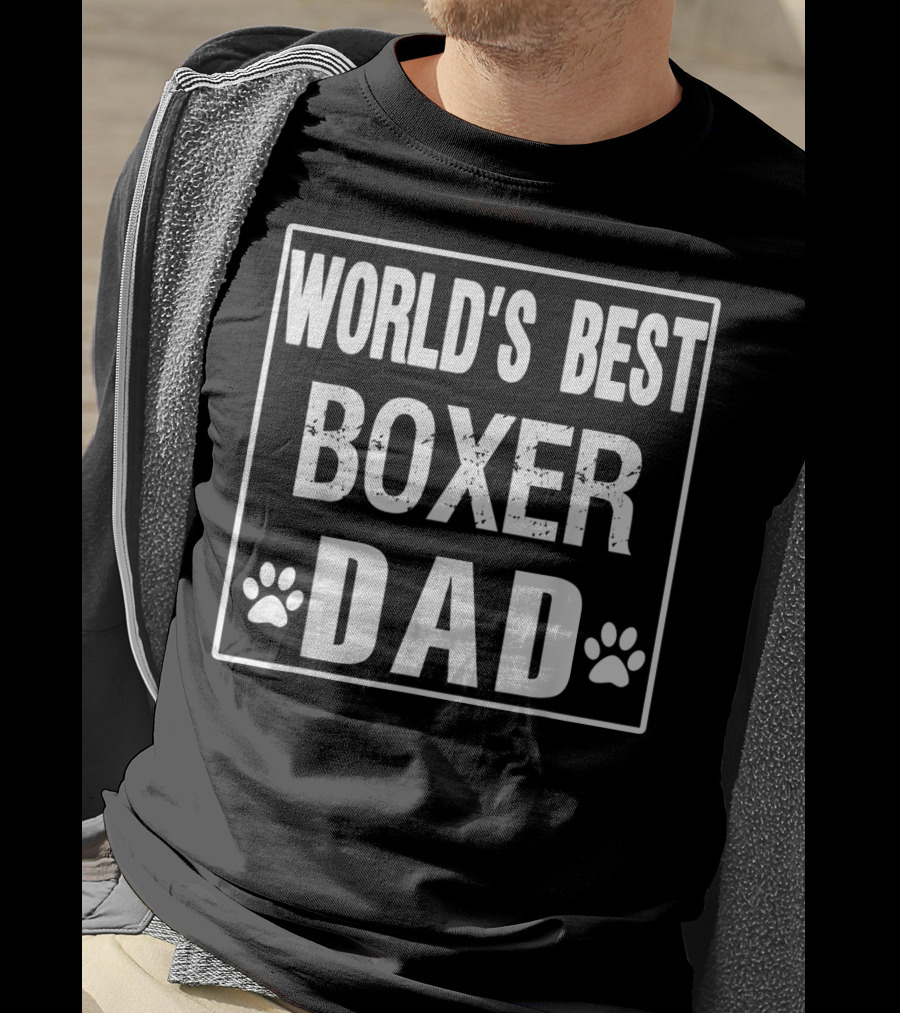 World's Best Boxer Dad T-Shirt