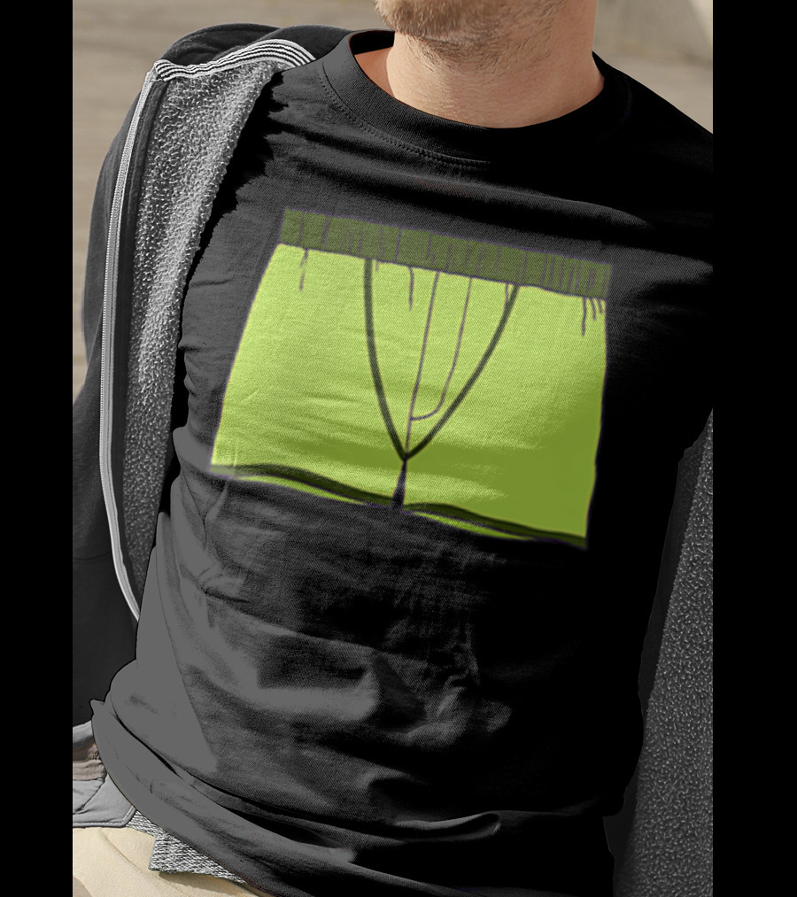 Shane Dawson Sells His Boxer Shorts Pocket Neon Yellow T-Shirt