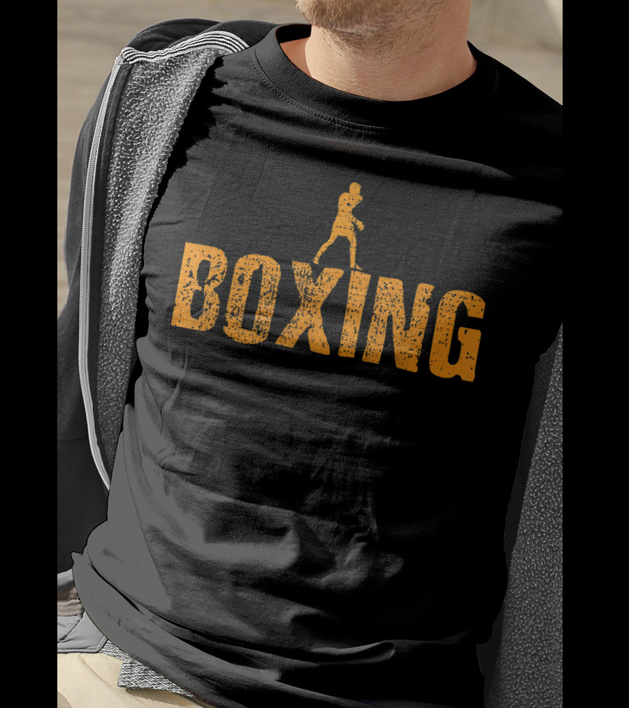 Boxing Vintage Boxer Workout Club T-Shirt