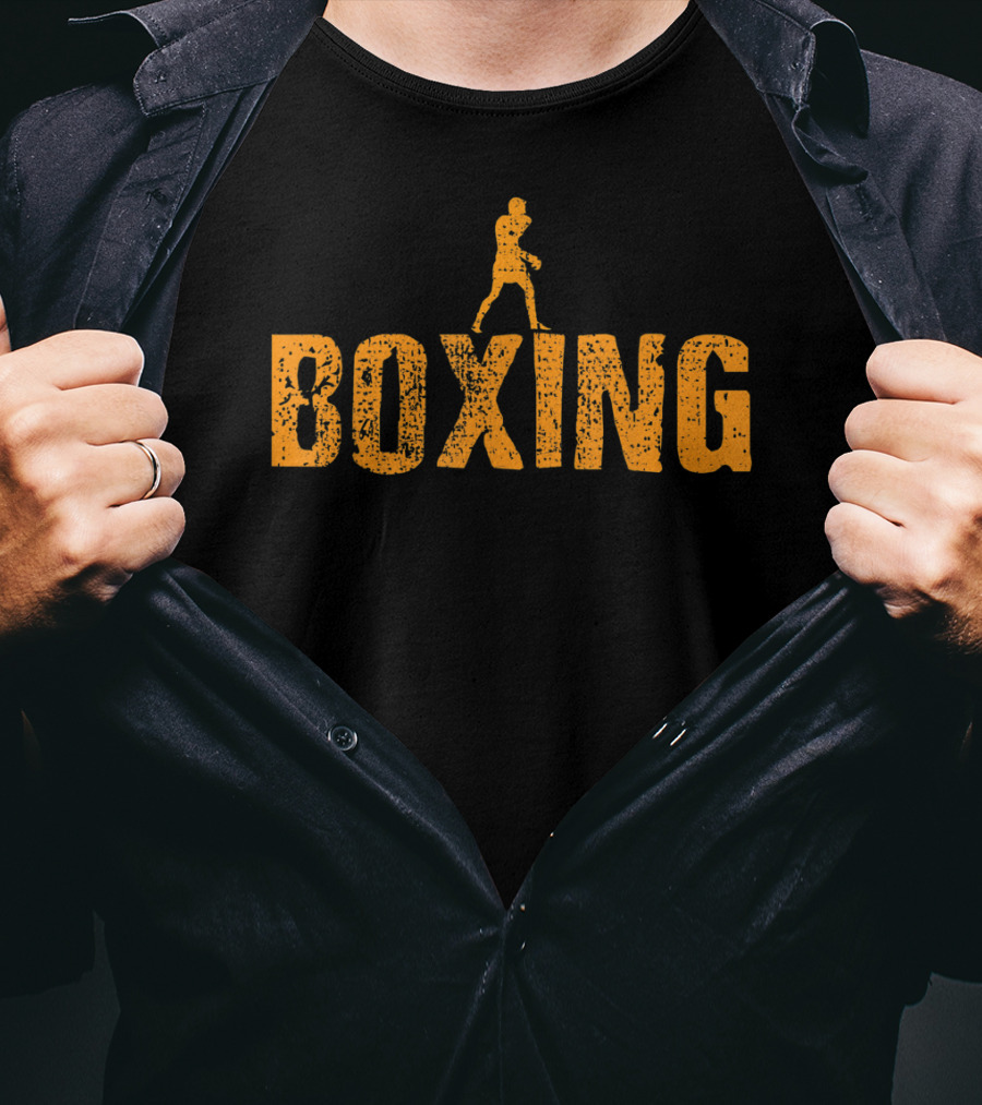 Boxing Vintage Boxer Workout Club T-Shirt
