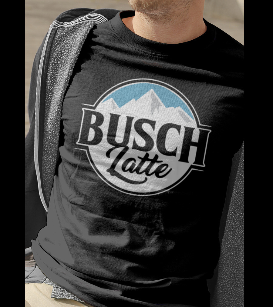Busch Latte Mens Womens T-Shirt