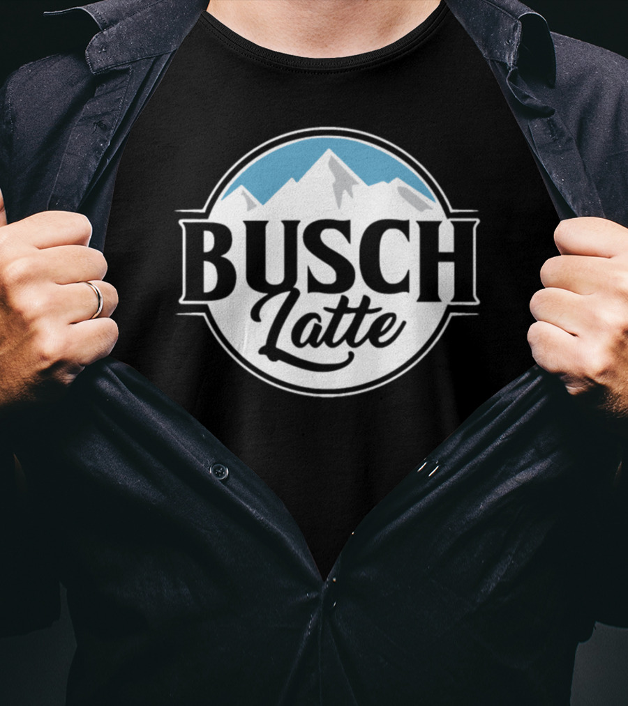 Busch Latte Mens Womens T-Shirt