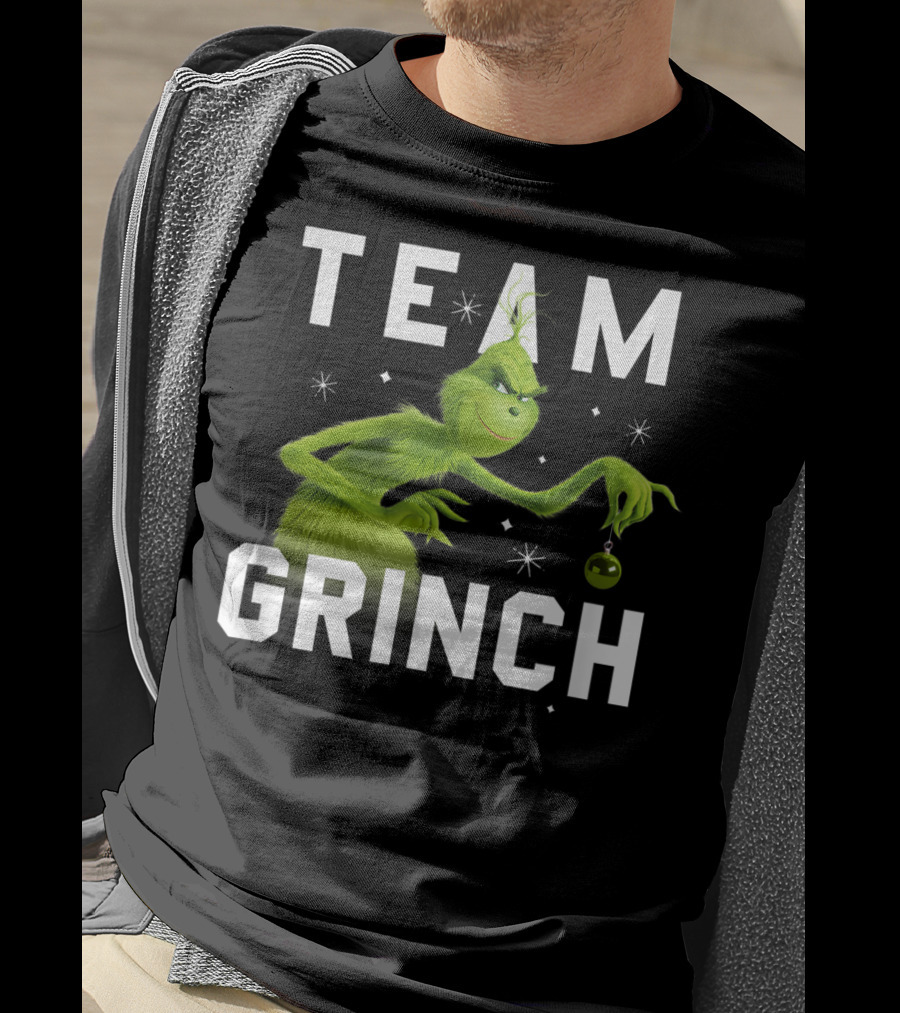 Team Grinch Drseuss The Grinch Holding T-Shirt