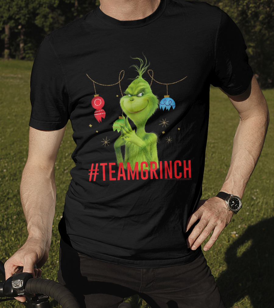 Dr. Seuss The Grinch #TeamGrinch Christmas Ornaments T-Shirt