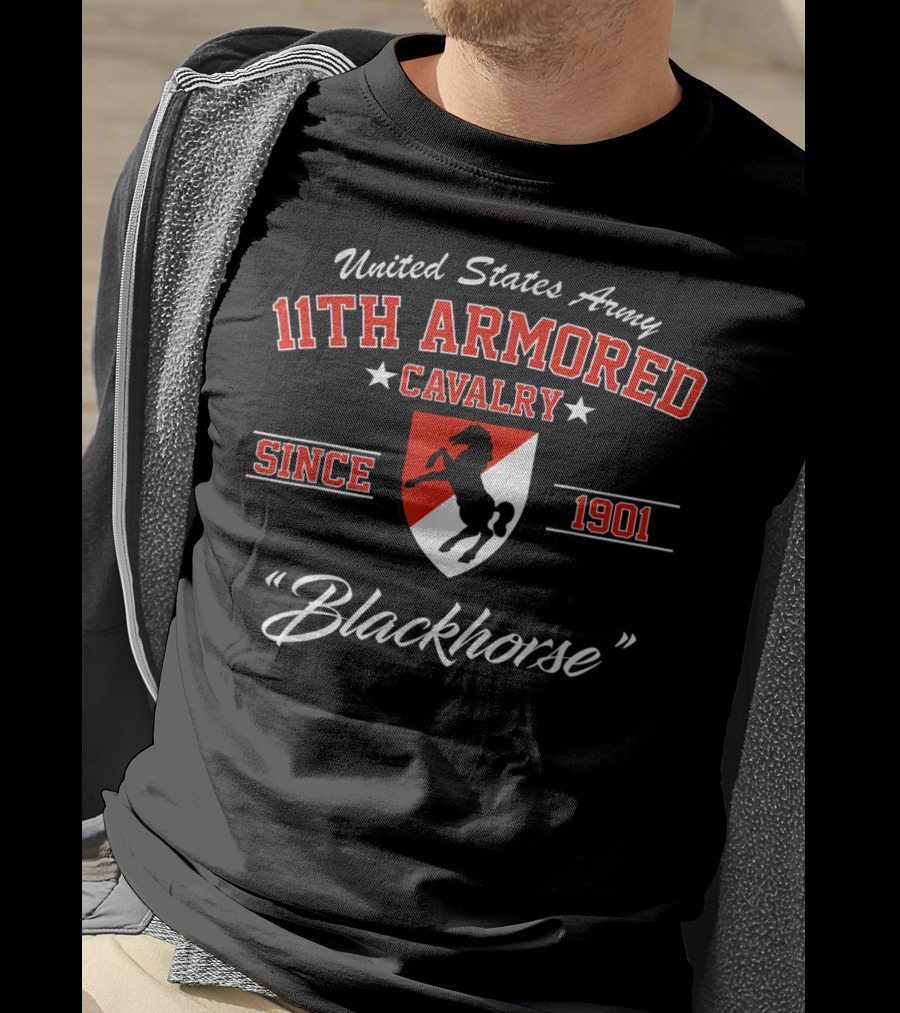 United States Army 11th Armored Cavalry Blackhorse Since 1901 T-Shirt