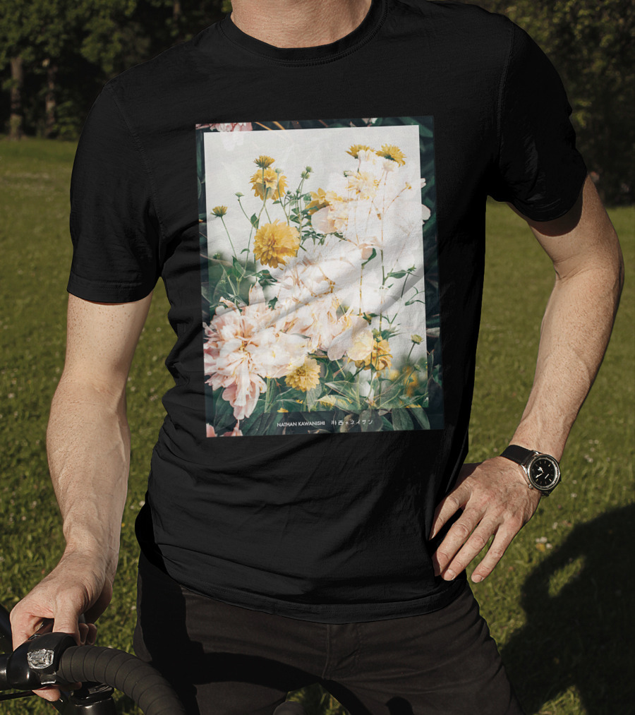 Aesthetic Floral Nathan Kawanishi Streetwear Fashion Grap T-Shirt