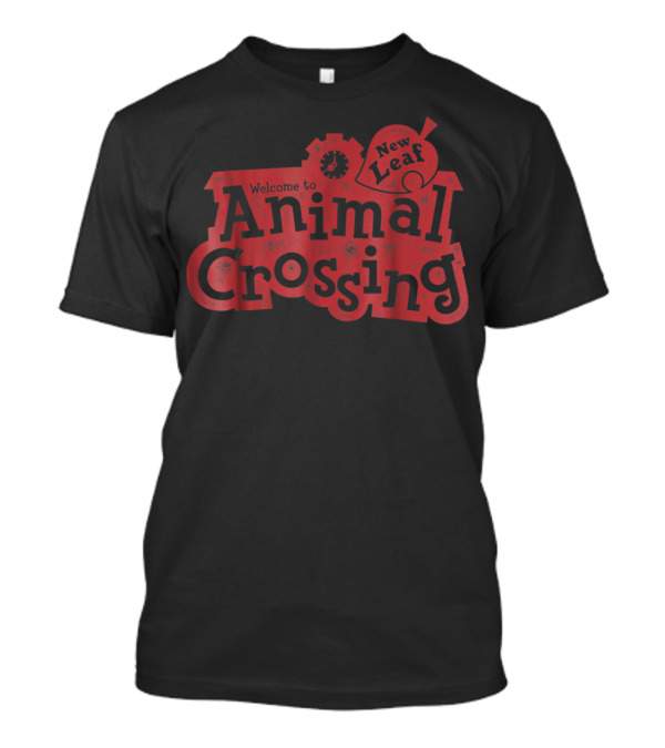 Welcome To Animal Crossing New Leaf Red T-Shirt