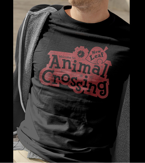 Welcome To Animal Crossing New Leaf Red T-Shirt