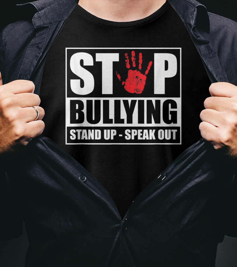 Stop Bullying Stand Up Speak Out Anti Bullying Awareness T-Shirt
