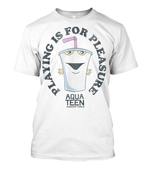 Aqua Teen Hunger Force Playing Is For Pleasure Milkshake Character T-Shirt