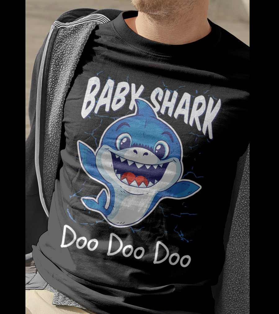 Baby Shark Doo Doo Doo Kids Birthday Party Girl T-Shirt