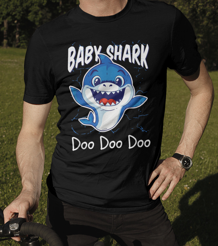Baby Shark Doo Doo Doo Kids Birthday Party Girl T-Shirt