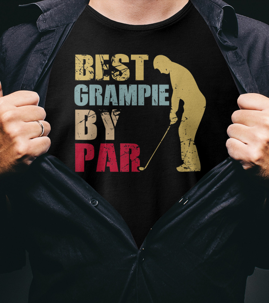 Best Grampie By Par Golf Vintage T-Shirt