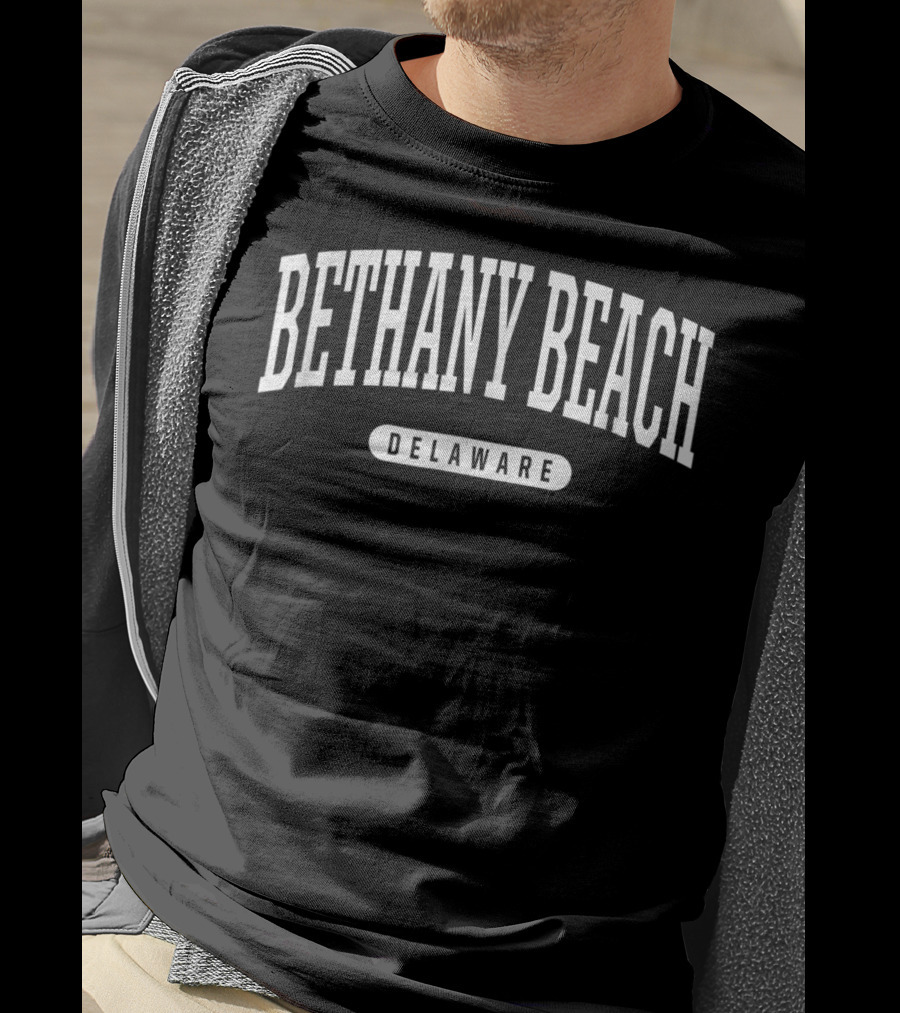 Bethany Beach Delaware College Style Vacation T-Shirt