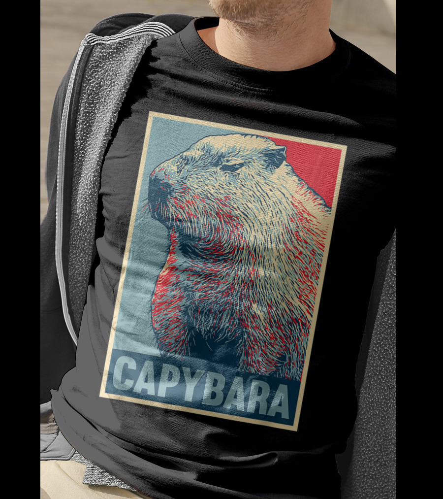 Capybara Funny Vegan Animal Lovers T-Shirt