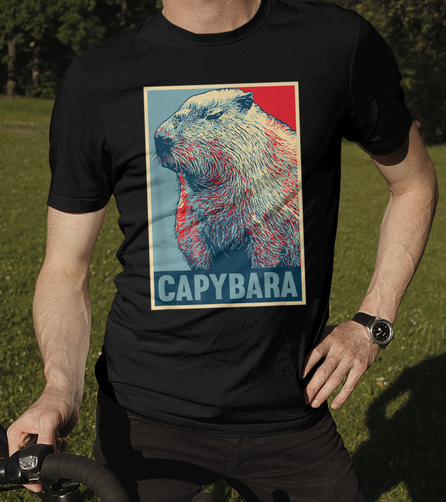 Capybara Funny Vegan Animal Lovers T-Shirt