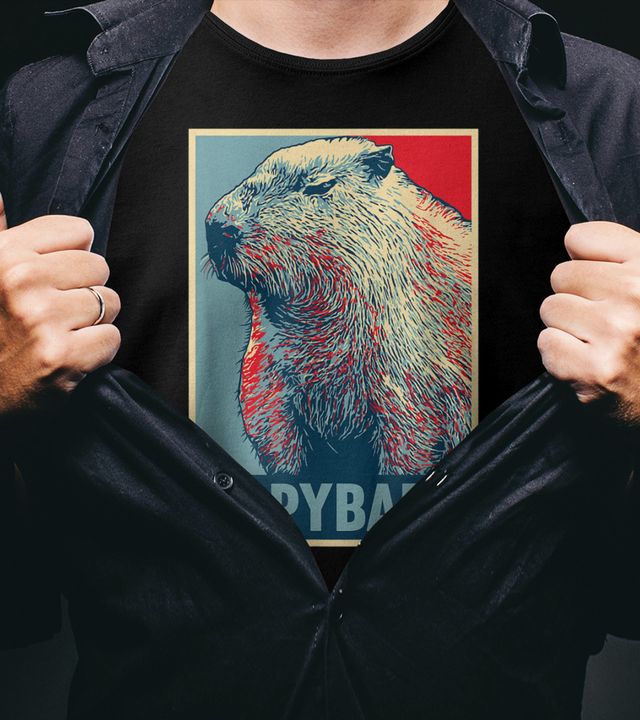 Capybara Funny Vegan Animal Lovers T-Shirt