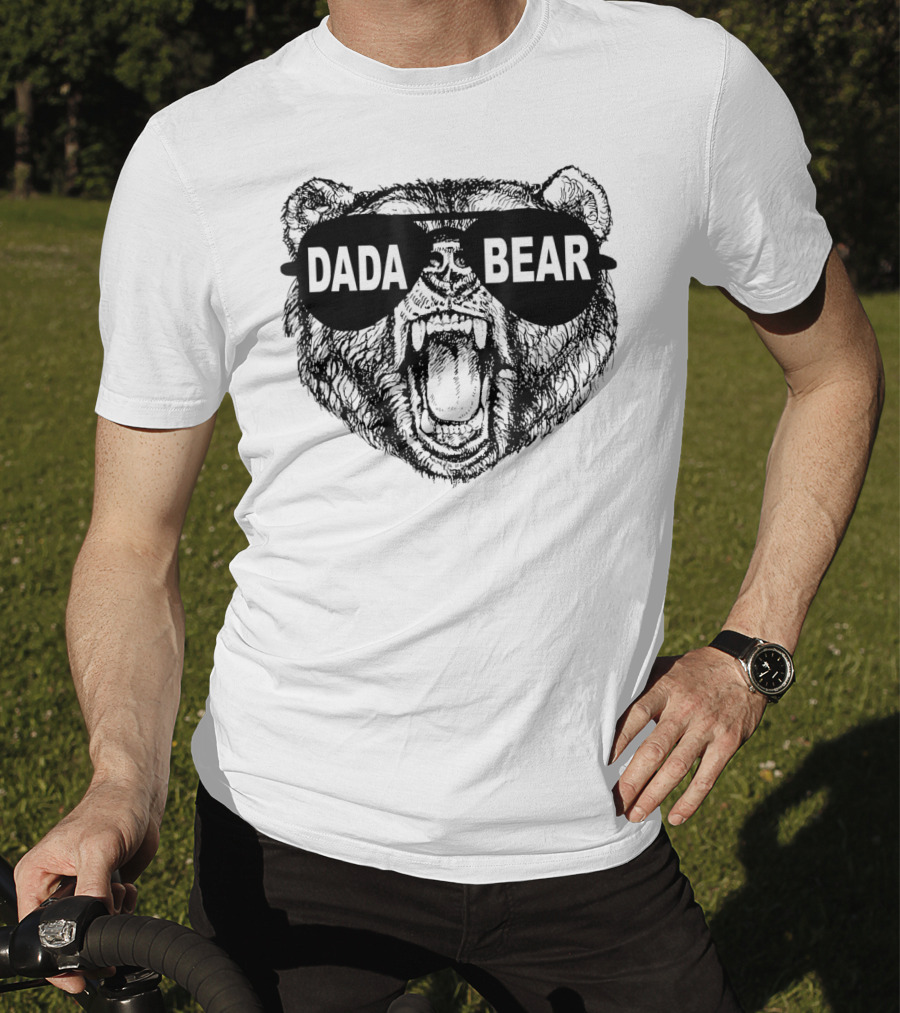 Dada Bear Sunglasses Roaring Bear T-Shirt