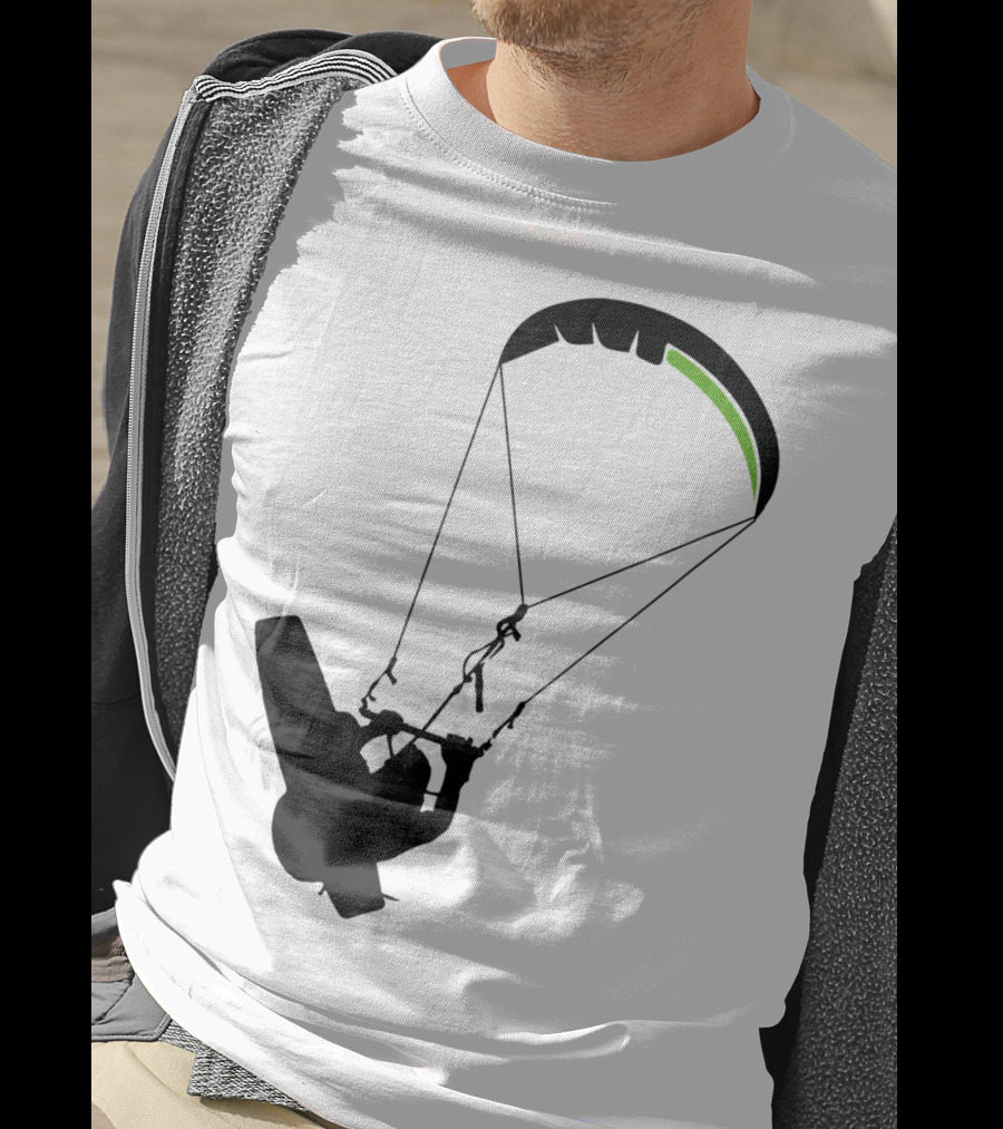 Cool Kitesurfing I Kitesurf Silhouette Adventure T-Shirt