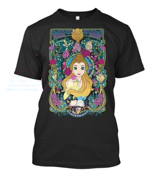 Belle Disney Beauty And The Beast Rose Enchantment T-Shirt