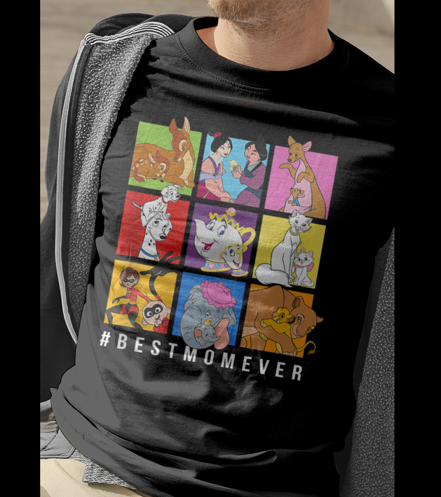 Disney Mother's Day Tank Top #BestMomEver Featuring Dumbo Mulan Bambi Lion King Aristocats T-Shirt