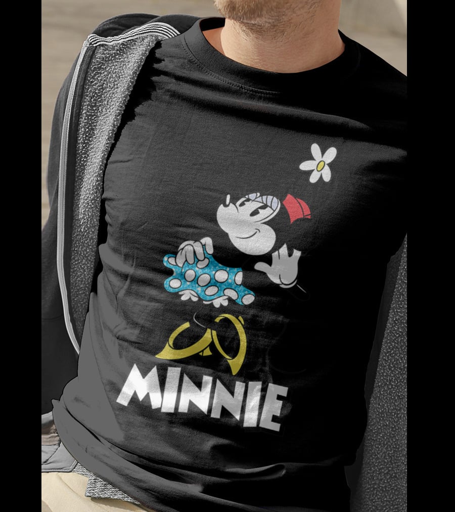 Disney Minnie Mouse Polka Dot Dress With Daisy Flower T-Shirt