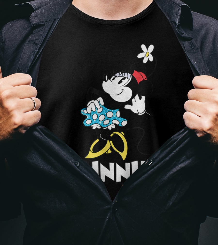 Disney Minnie Mouse Polka Dot Dress With Daisy Flower T-Shirt