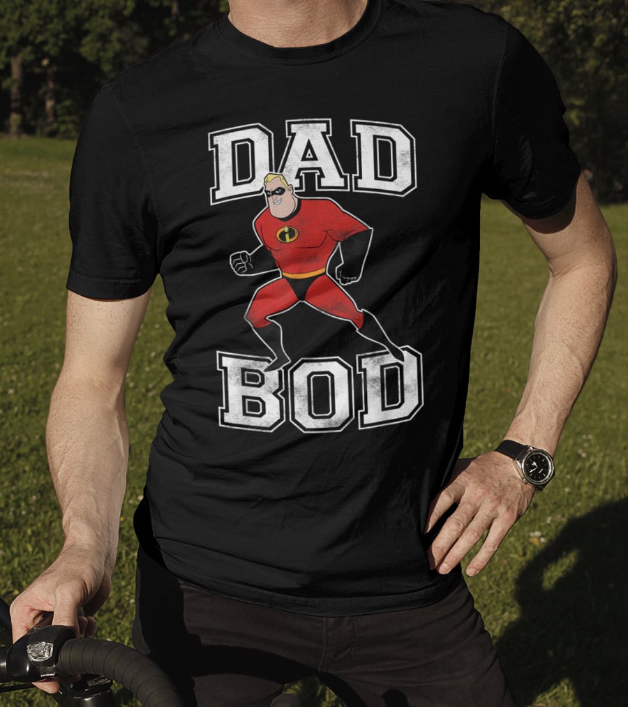 Disney Pixar Incredibles Dad Bod Mr Incredible T-Shirt