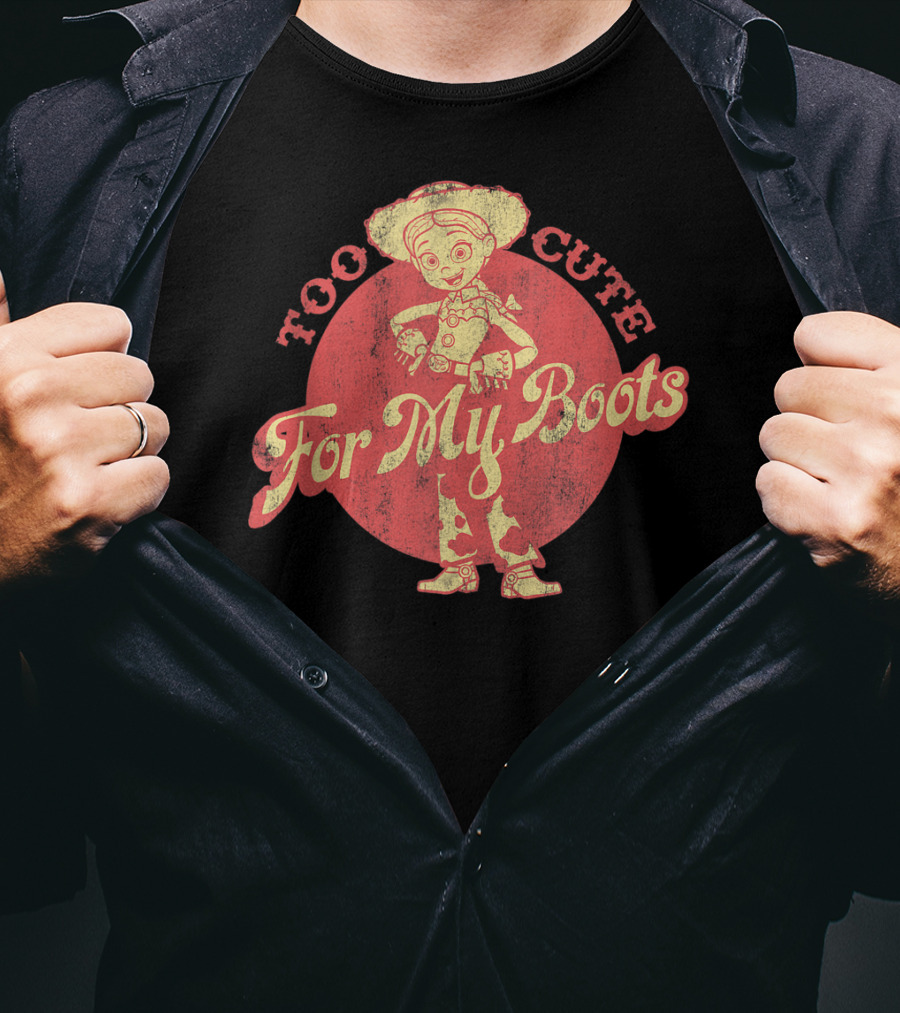 Toy Story 4 Jessie Too Cute For My Boots T-Shirt