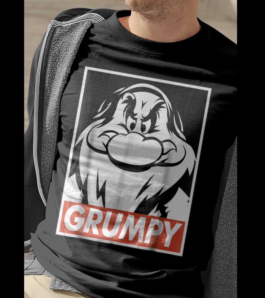 Disney Snow White Grumpy Streetwear T-Shirt