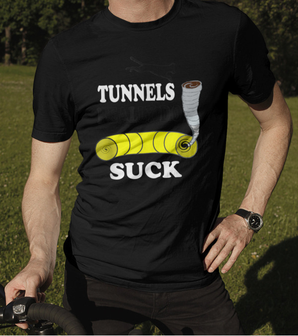 Tunnels Really Do Suck Dog Agility Tunnel Sucker T-Shirt