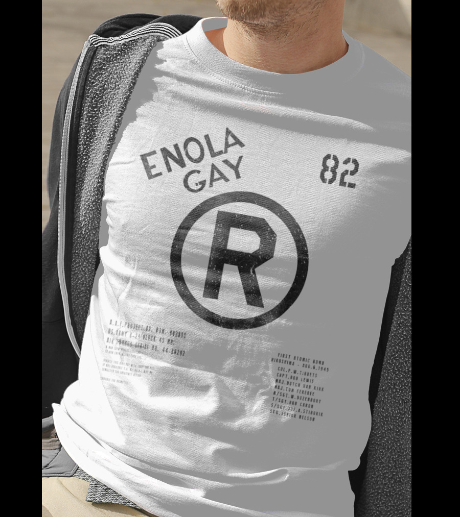 Enola Gay B 29 82 WWII Atomic Bombing Aviation History 1945 U.S. Army Air Forces T-Shirt