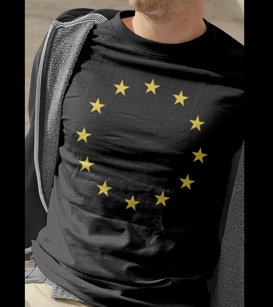 EU European Union Gold Stars Emblem T-Shirt