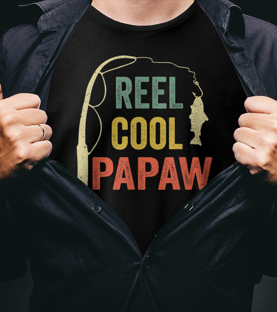 Reel Cool Papaw Fishing T-Shirt