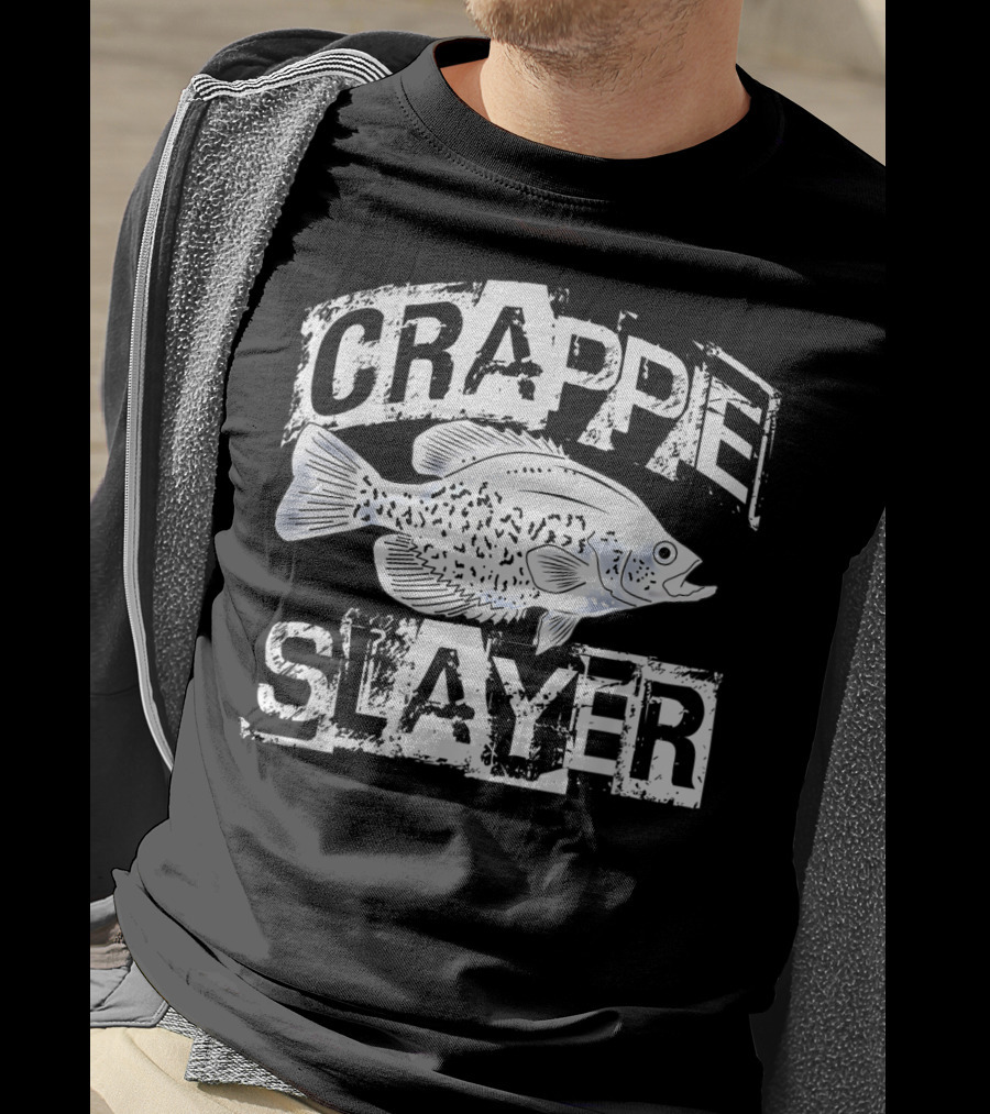 CRAPPIE SLAYER Freshwater Fish T-Shirt