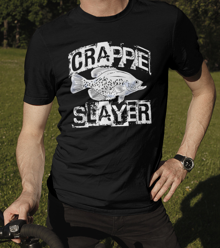 CRAPPIE SLAYER Freshwater Fish T-Shirt