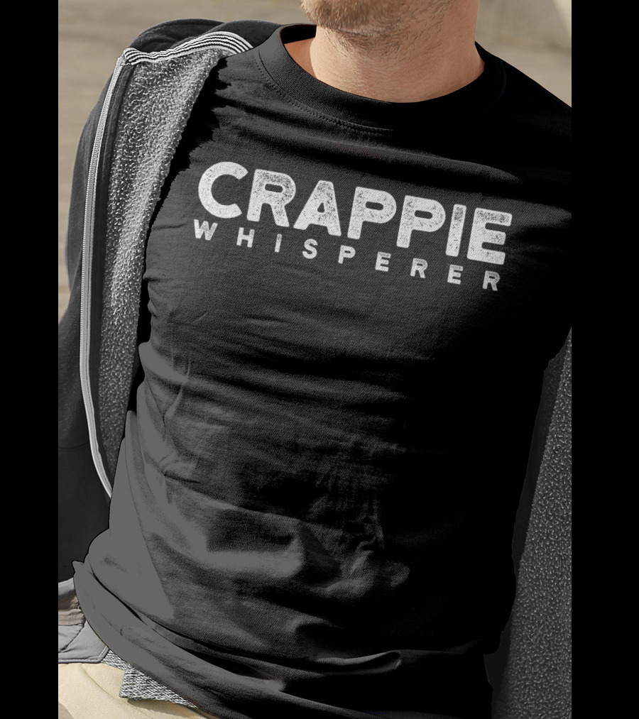 Crappie Whisperer Funny Fishing T-Shirt