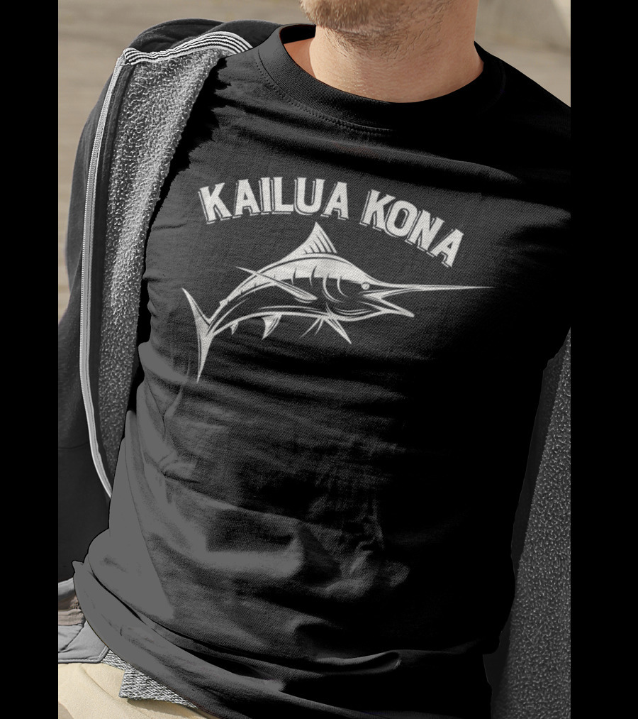 Kailua Kona Hawaii Marlin Fishing T-Shirt