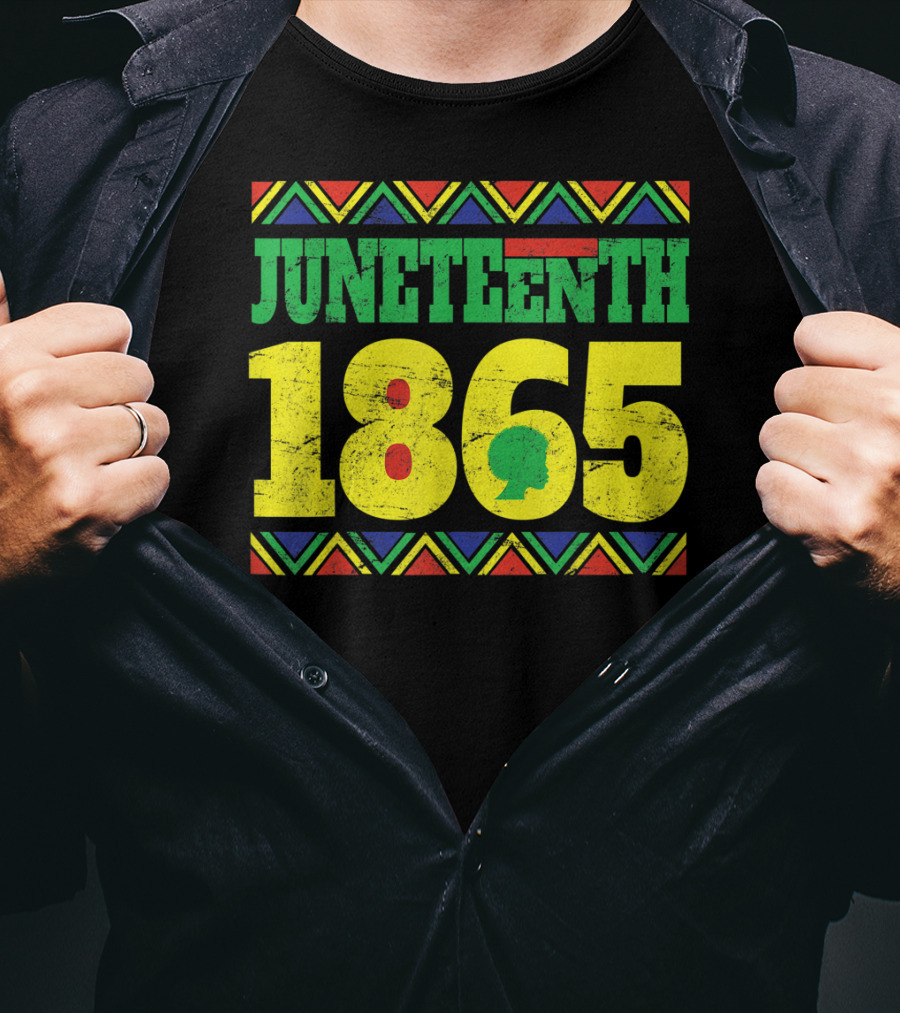 Juneteenth 1865 African Colors T-Shirt