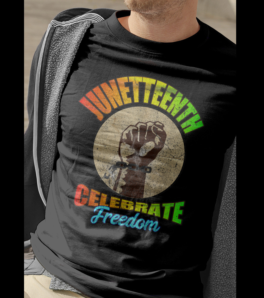 Juneteenth Celebrate Freedom End Of Slavery Abolished American T-Shirt